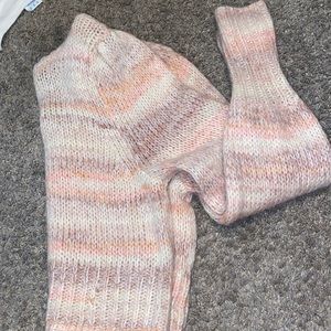 crop top knit sweater